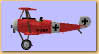 The Baron's all red Fokker Dr1 nr 102